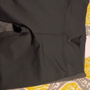 Black power hold leggings